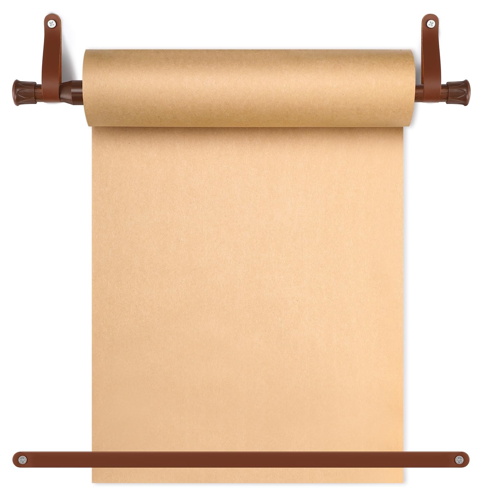 Vicenpal 15.5 Inch Kraft Paper Roller Holder Wall Mount Roller Dispenser with…