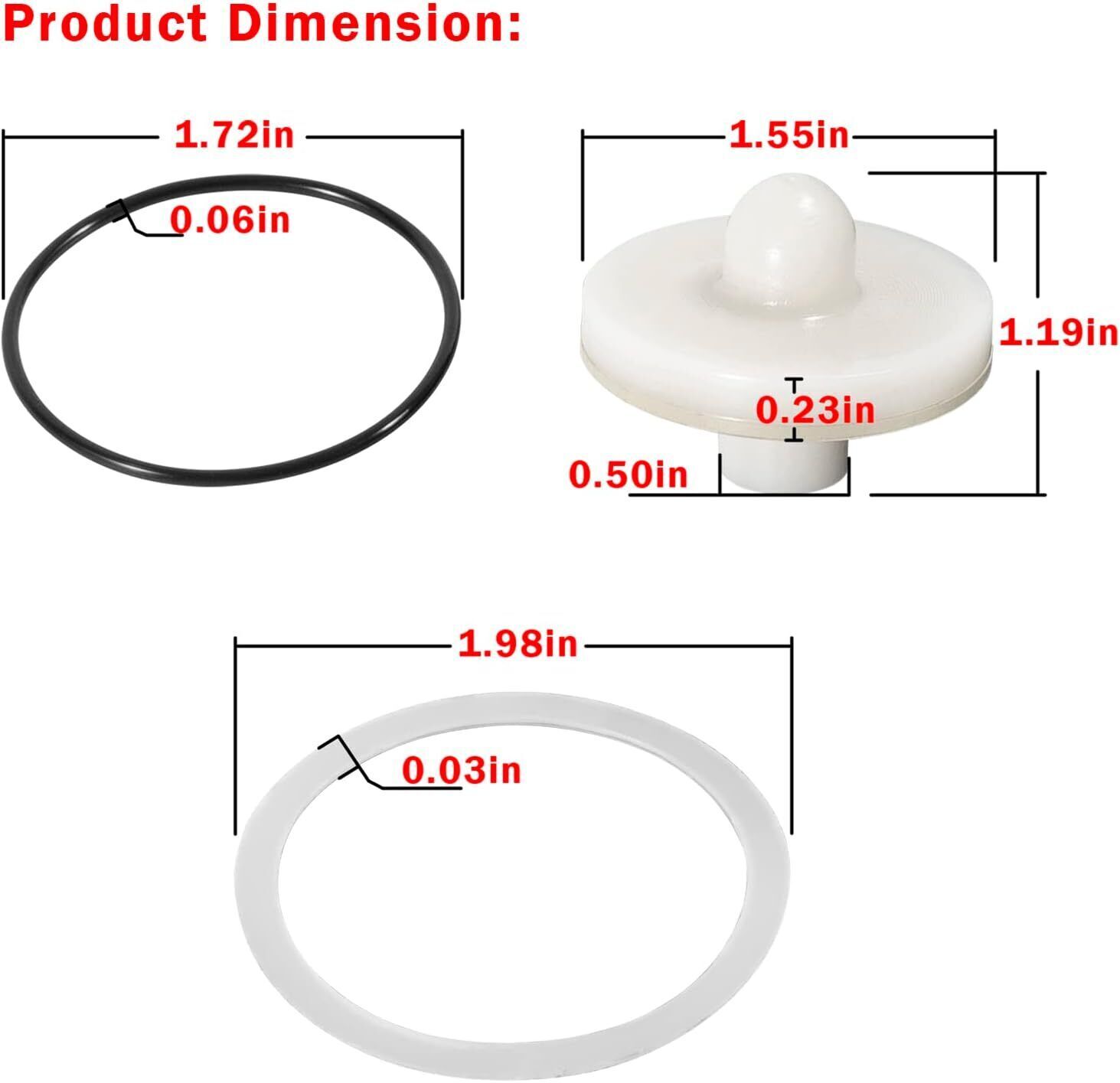 710 1″ Repair Kit,901-549 Bonnet + Poppet Assembly For FEBCO 1″ Model 710/715