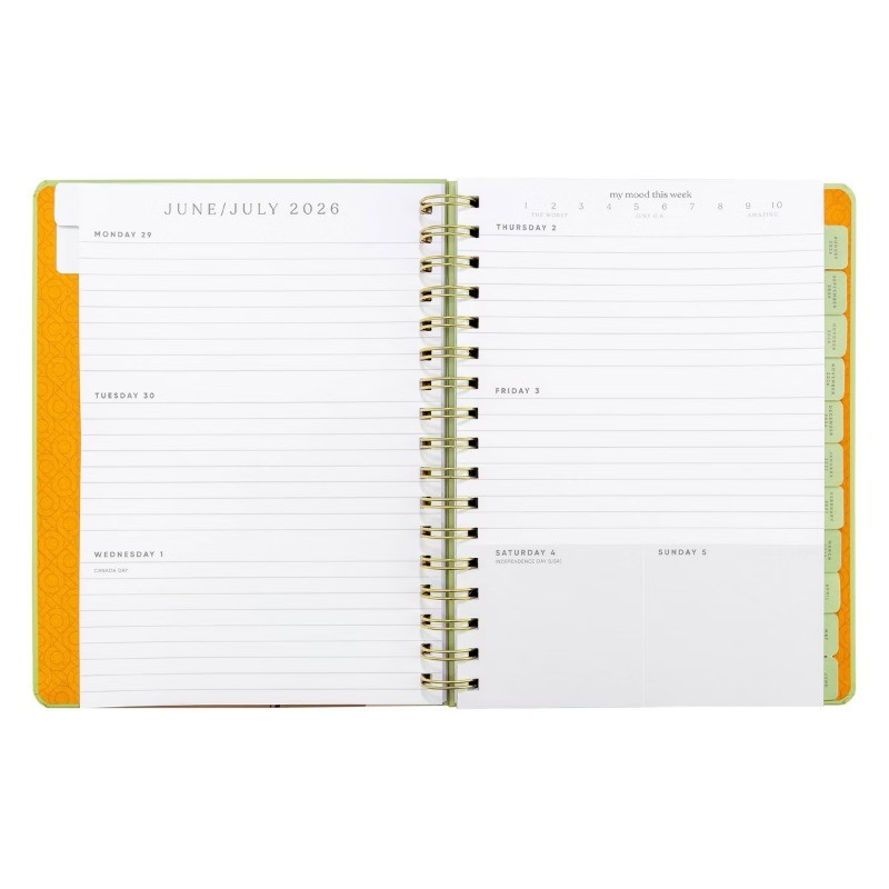 Be Rooted 7″x9″ A Look Ahead Academic 12 Months Weekly/View 2026-2027 Planner