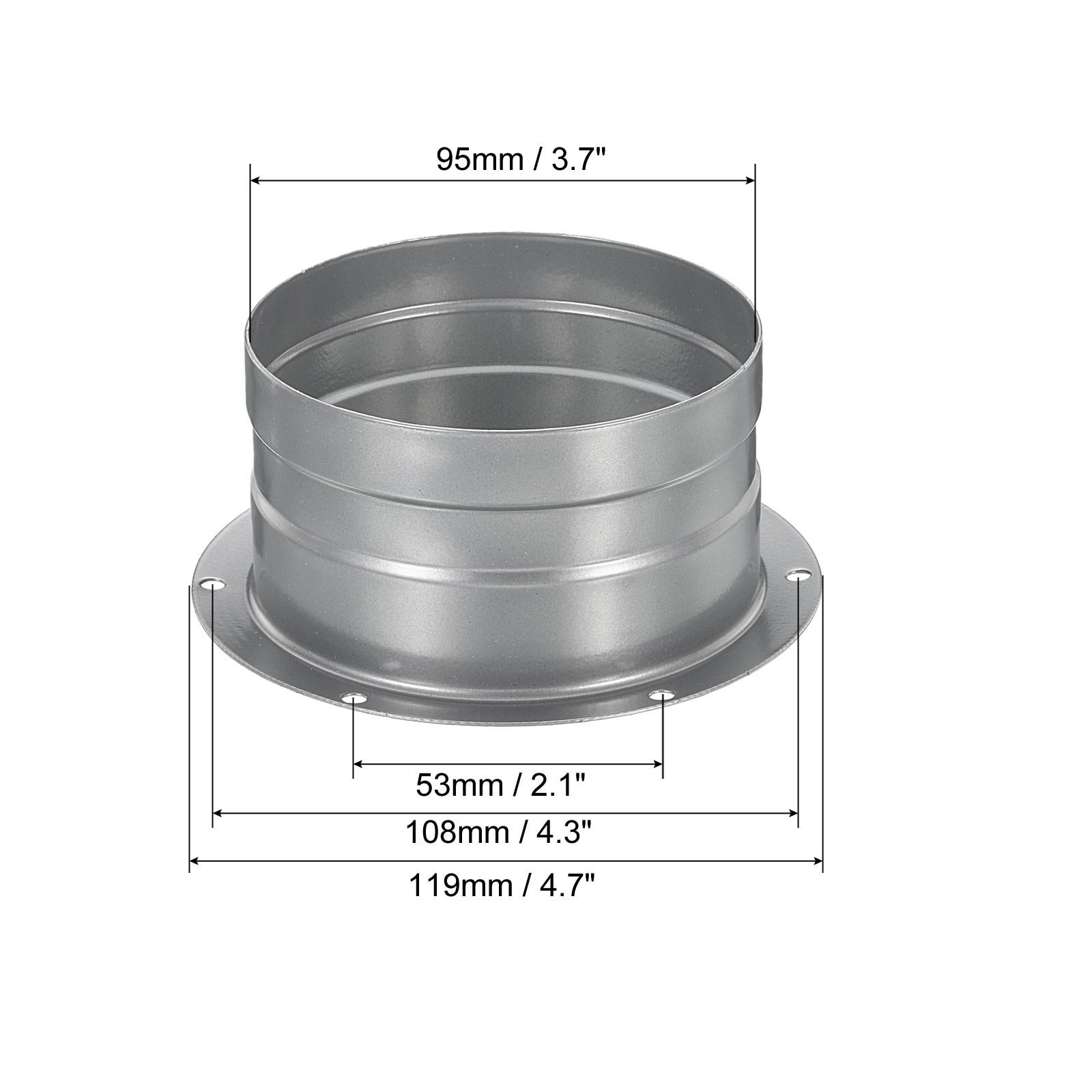 4 Inch Duct Connector Flange