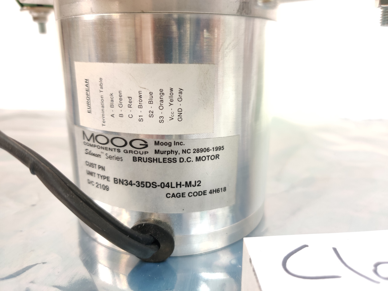 PerkinElmer Clarus GC Oven Fan Assembly w Moog BN34-35DS-04LH-MJ2 Motor Tested