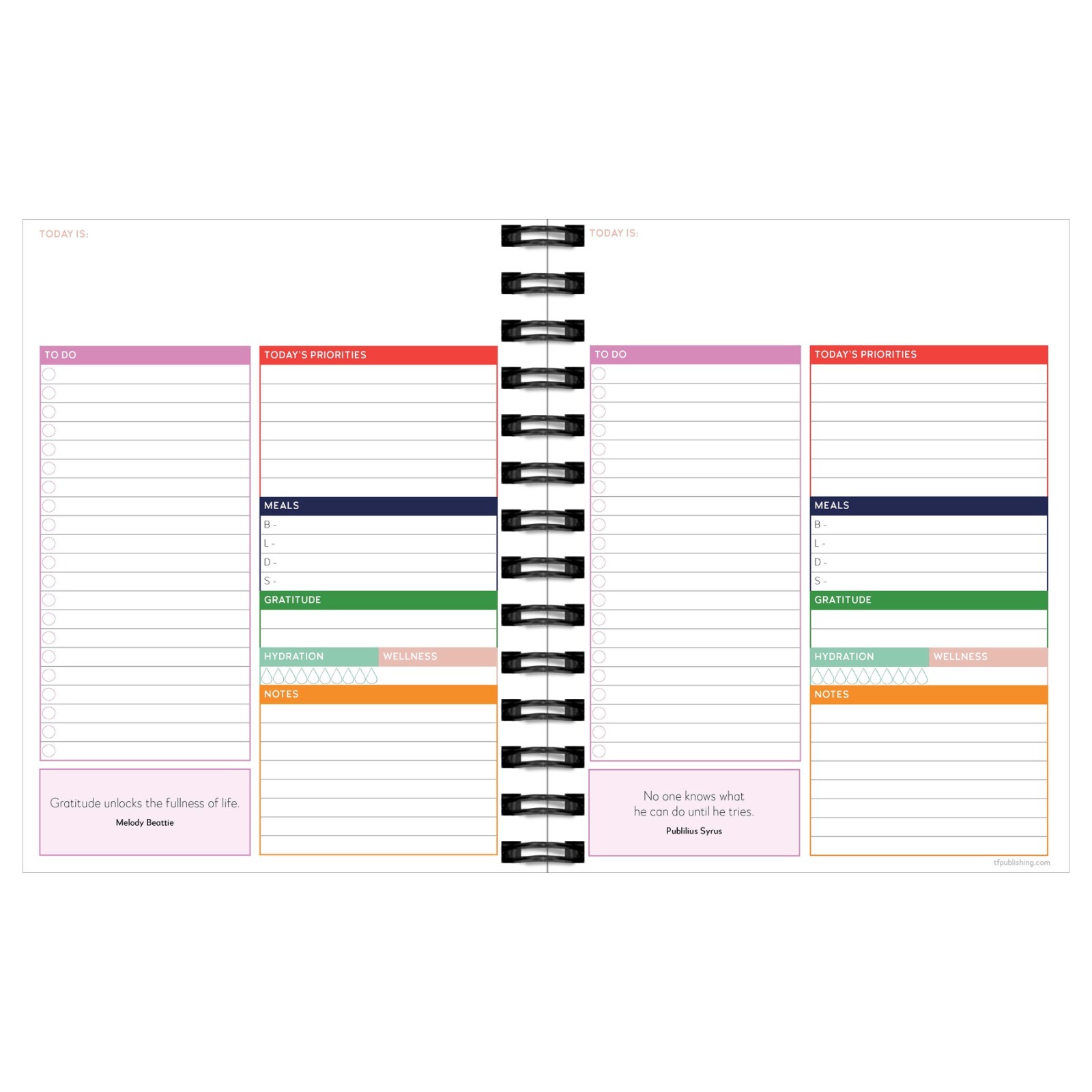 Daily Monthly Luxe Planner