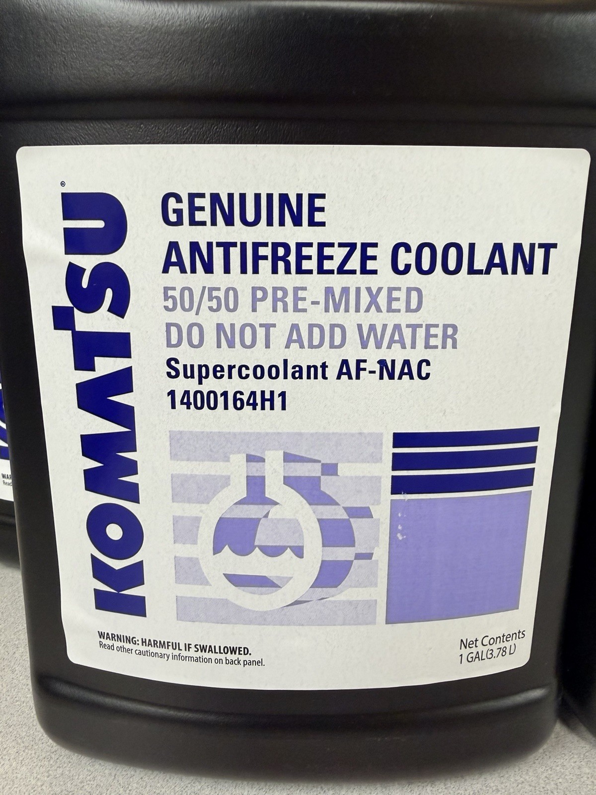 Komatsu Antifreeze Coolant AF-NAC 50/50, 5 – 1 gallon jugs