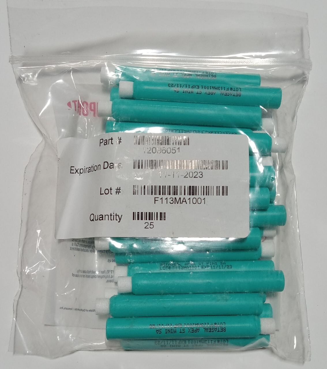 Dupont Betaseal Apex Surface Treatment 25 PC F113MA1001 EXP 11/11/2023 NEW