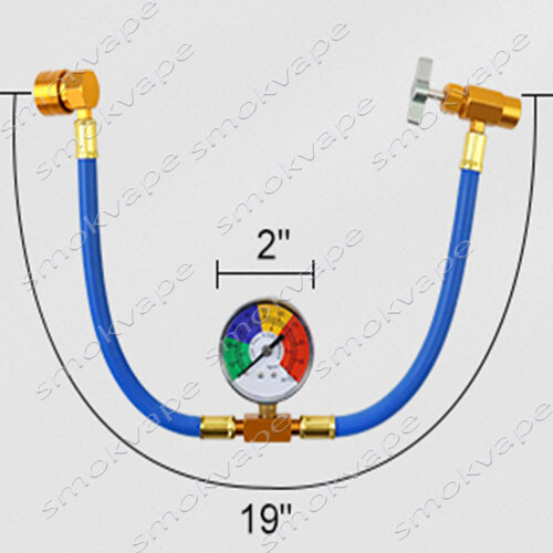 Refrigerant Recharge Kit A/C R134-a Self-Sealing Adapter for AC Sealing cans