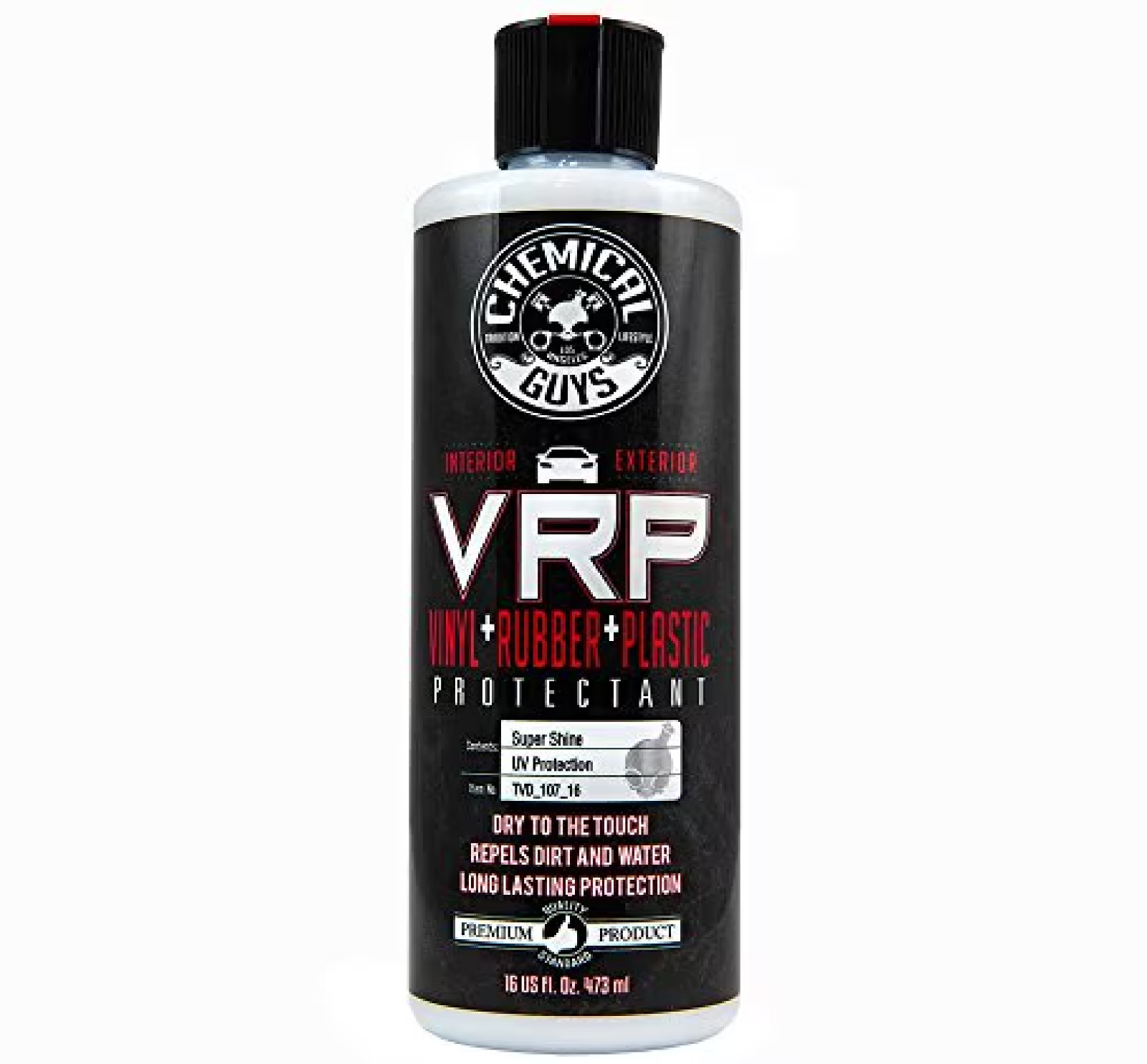 Chemical Guys VRP (Vinyl/Rubber/Plastic) Super Shine Dressing – 16oz (P6)