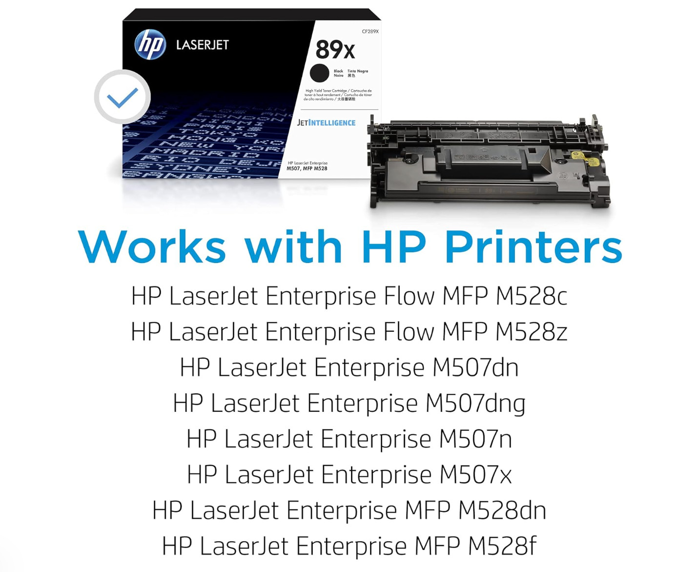 ✅2 PACK Original HP 89X Black High Yield Toner Cartridge (CF289X) Pack Of 2