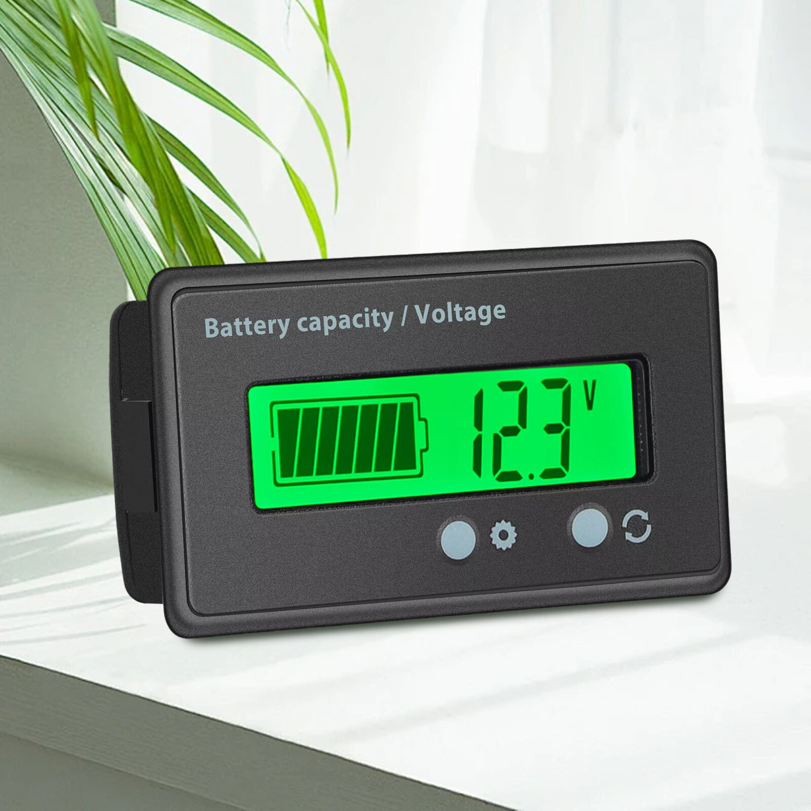 12V/24V/36/48V Battery Status Charge LCD Digital Indicator Monitor Meter Gauge