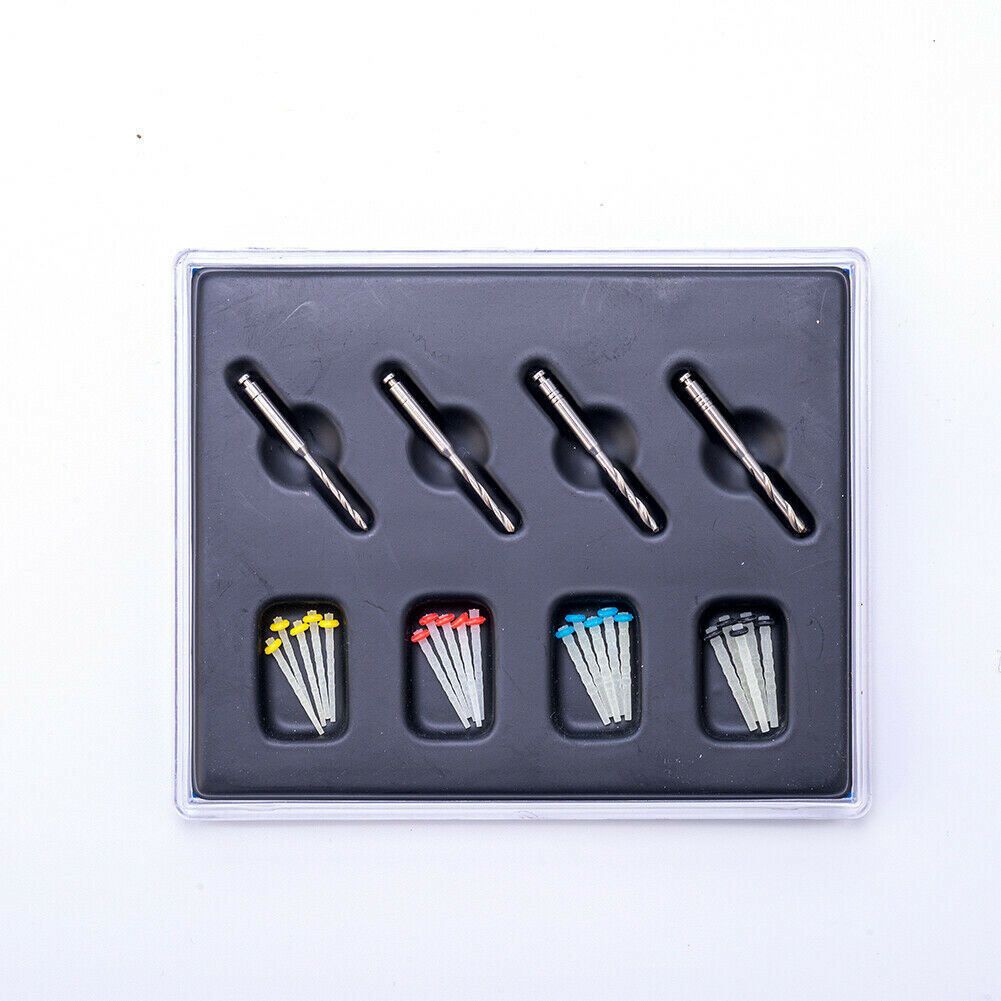 Dental Fiber Post Glass Quartz Teeth Restorative Root Canal Pins 1/1.2/1.4/1.6mm