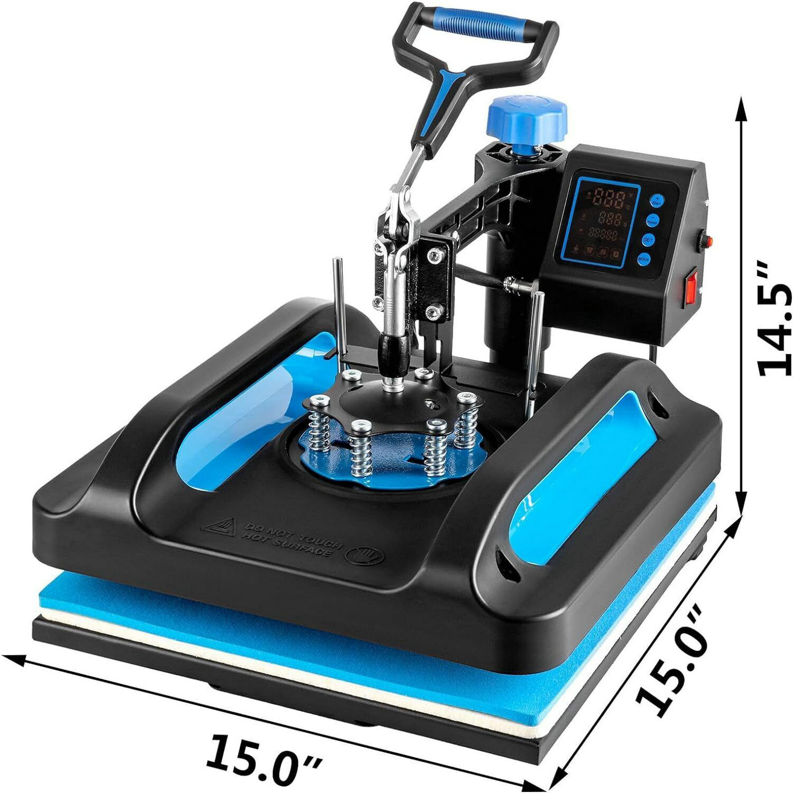 8 in 1 T-Shirt Heat Press Machine 15″x15″ Transfer Sublimation With 30OZ Tumbler