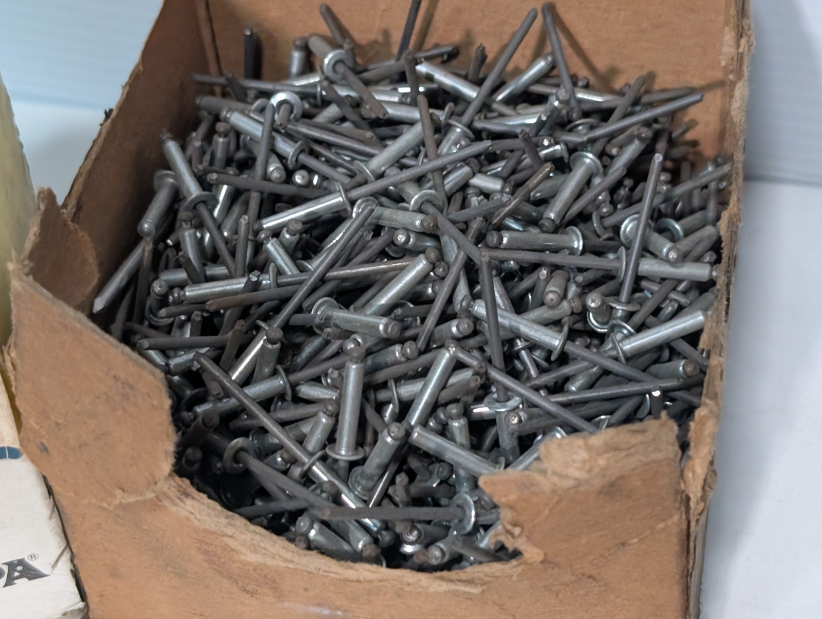 Lot of Aluminum  Steel Rivets, Various Manufacturers, Types and Sizes- As Shown