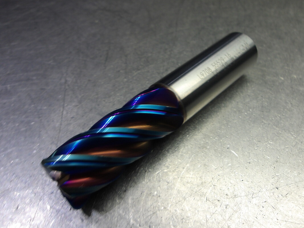 Nachi 20mm 5 Flute Carbide CR Endmill 2mm R 20.00×45.00×100.00xR2.00 (LOC1012A)