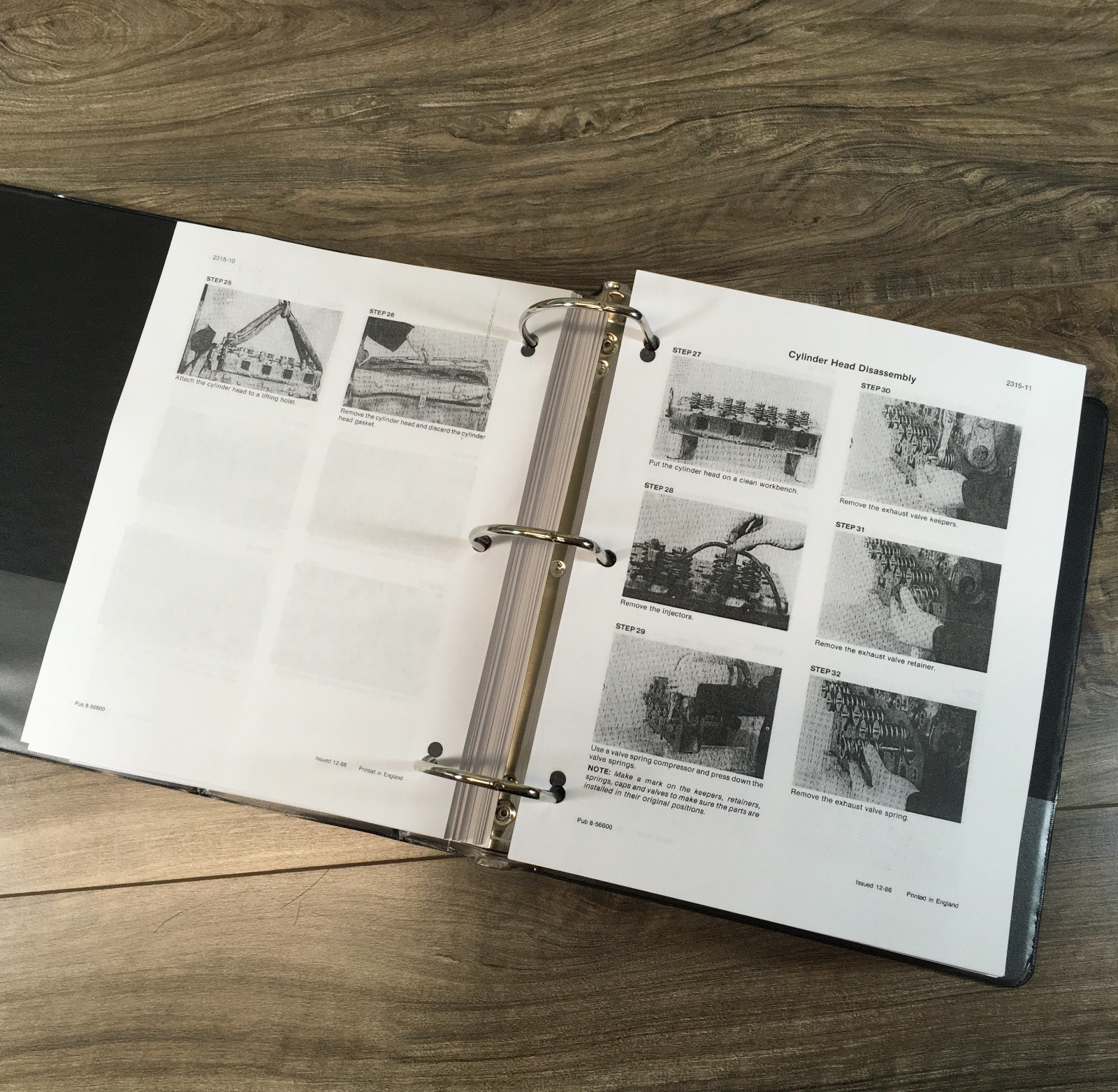 Case IH 585 Tractor Service Manual Parts Catalog Repair Shop Set Workshop Book