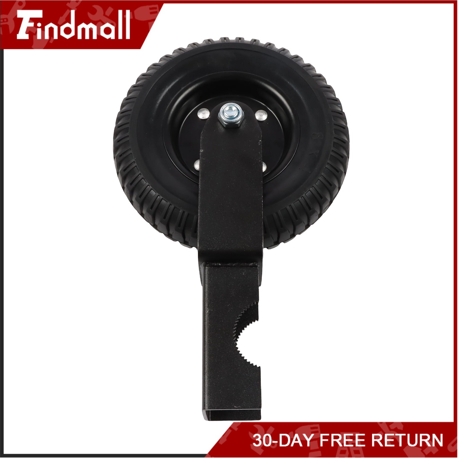 Findmall 2 Pcs Heavy Duty 8″ Gate Wheel For Metal Tube Gate 400Lbs Rubber Wheel