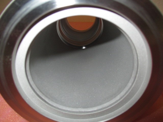 Vacuum Flange with KF16 connection and ISO bellow flange for vacuum pump P528003
