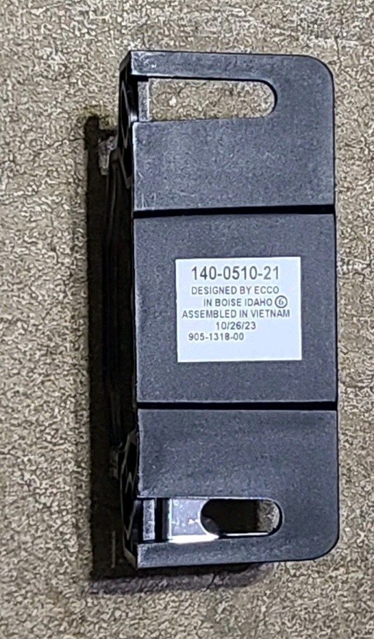 ECCO Model 510 Back-Up Alarm 97dB, 12VDC