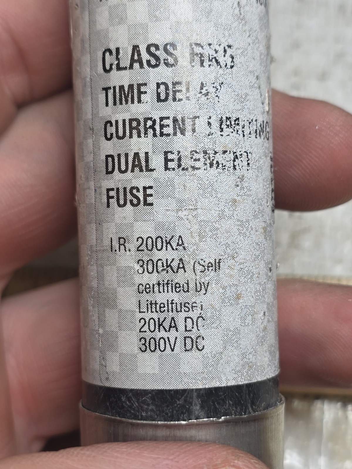 Littelfuse FLSR 80 ID Class RK5 Time-Delay Electrical Fuse 600V, 2 Pack
