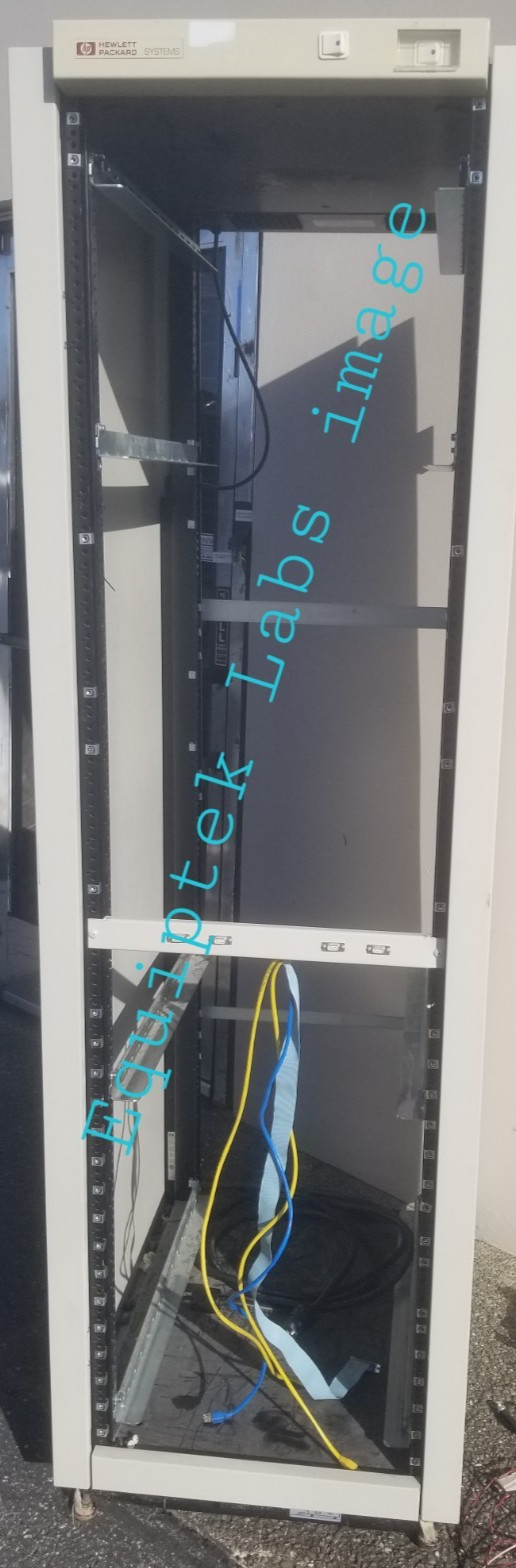 Keysight Agilent HP 19″ Equipment Server Rack 41U 6 FT outlets & fans HP E3662A
