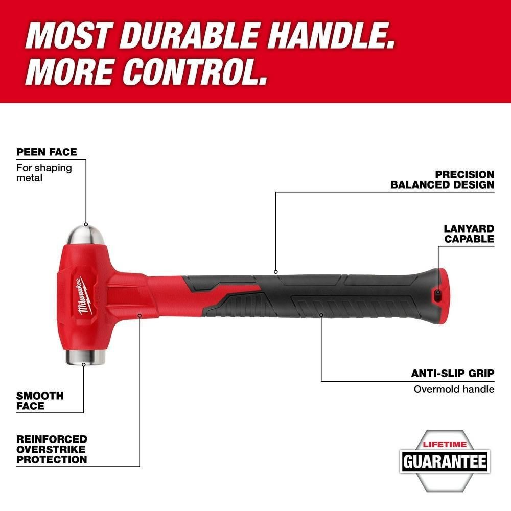 Milwaukee 32Oz Dead Blow Ball Peen Hammer