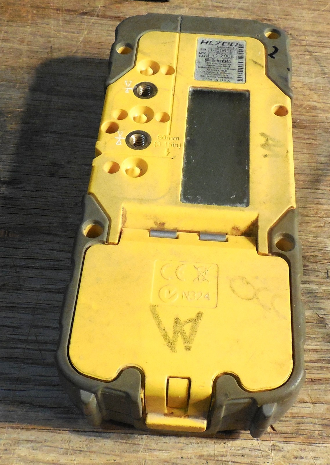 Trimble HL700 Spectra Precision Radio Laser Receiver – pwrs up, looks complete