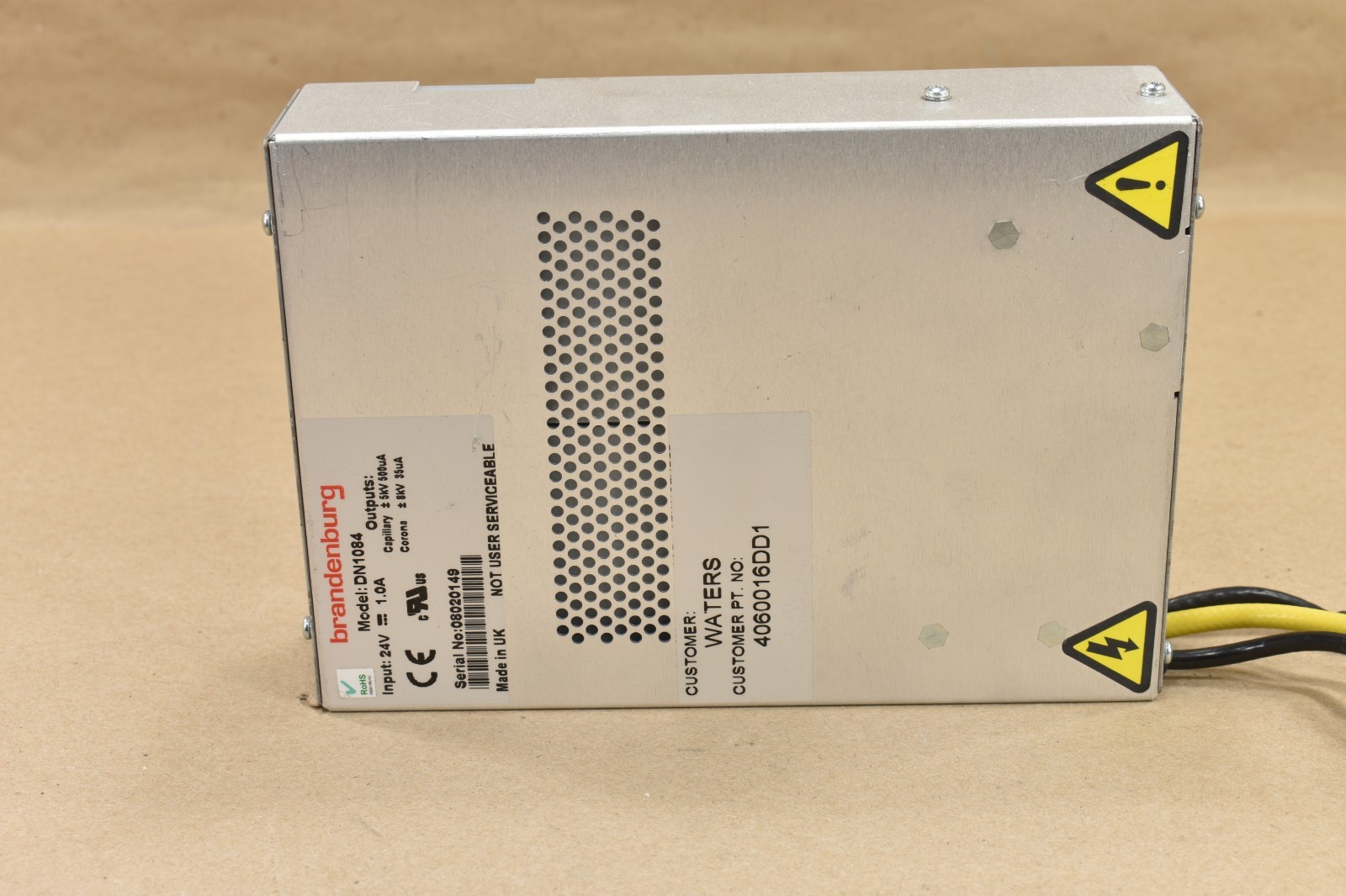 Brandenburg DN1084, High Voltage Power Supply, Waters P/N 4060016DD1