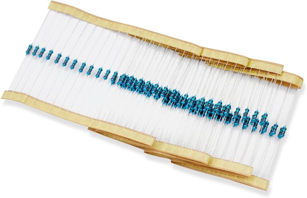 100 Pcs 1/4W 1 Tolerance 1.5K Ohm Metal Film Resistor Resistanc Color: 100 pcs