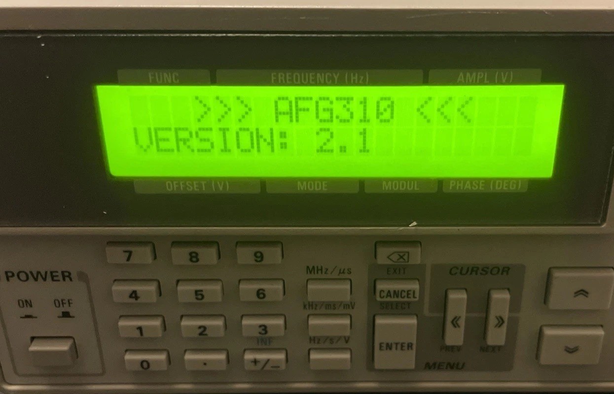 Sony Tektronix AFG310 16MHz Arbitrary Function Generator Tested Working