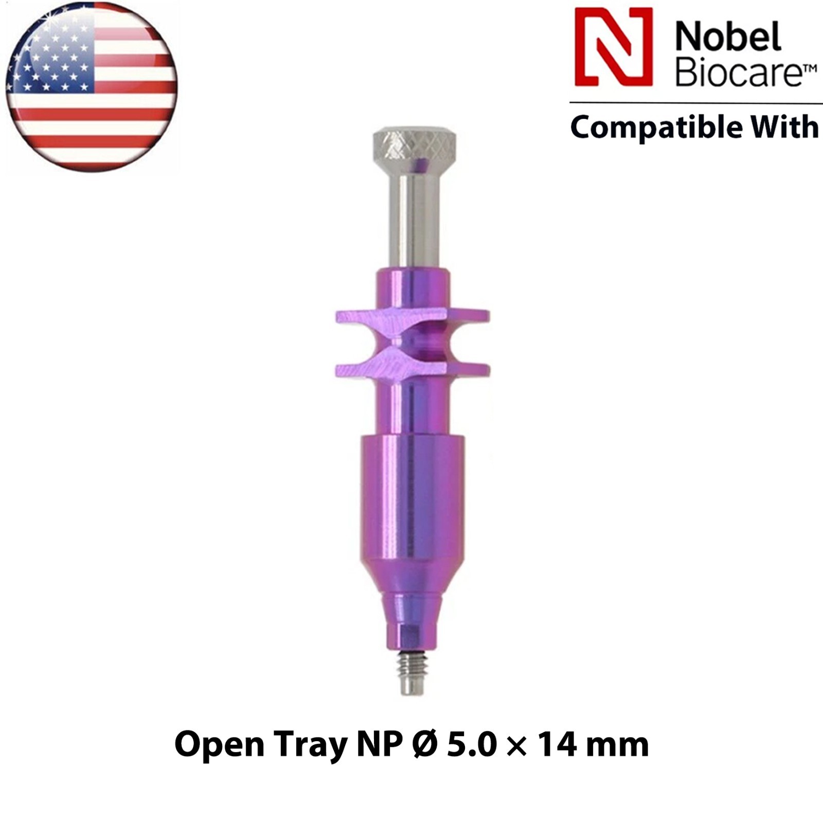 Dental fits Nobel Active NP/RP Impression Transfer Coping Open Close Tray Analog