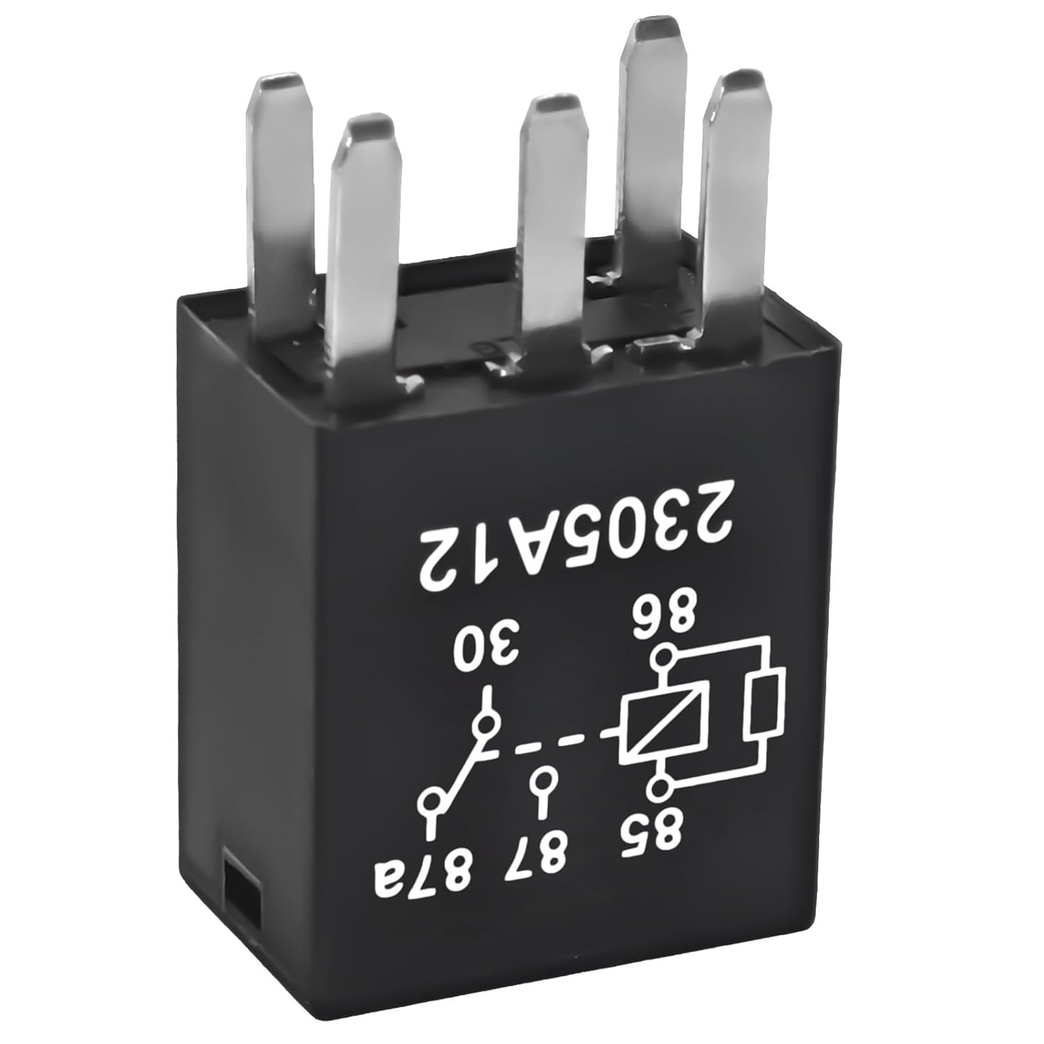 Automotive Power Relay 13502750 – 5 Pin Plug-In, Reliable Performance, 4 Pack