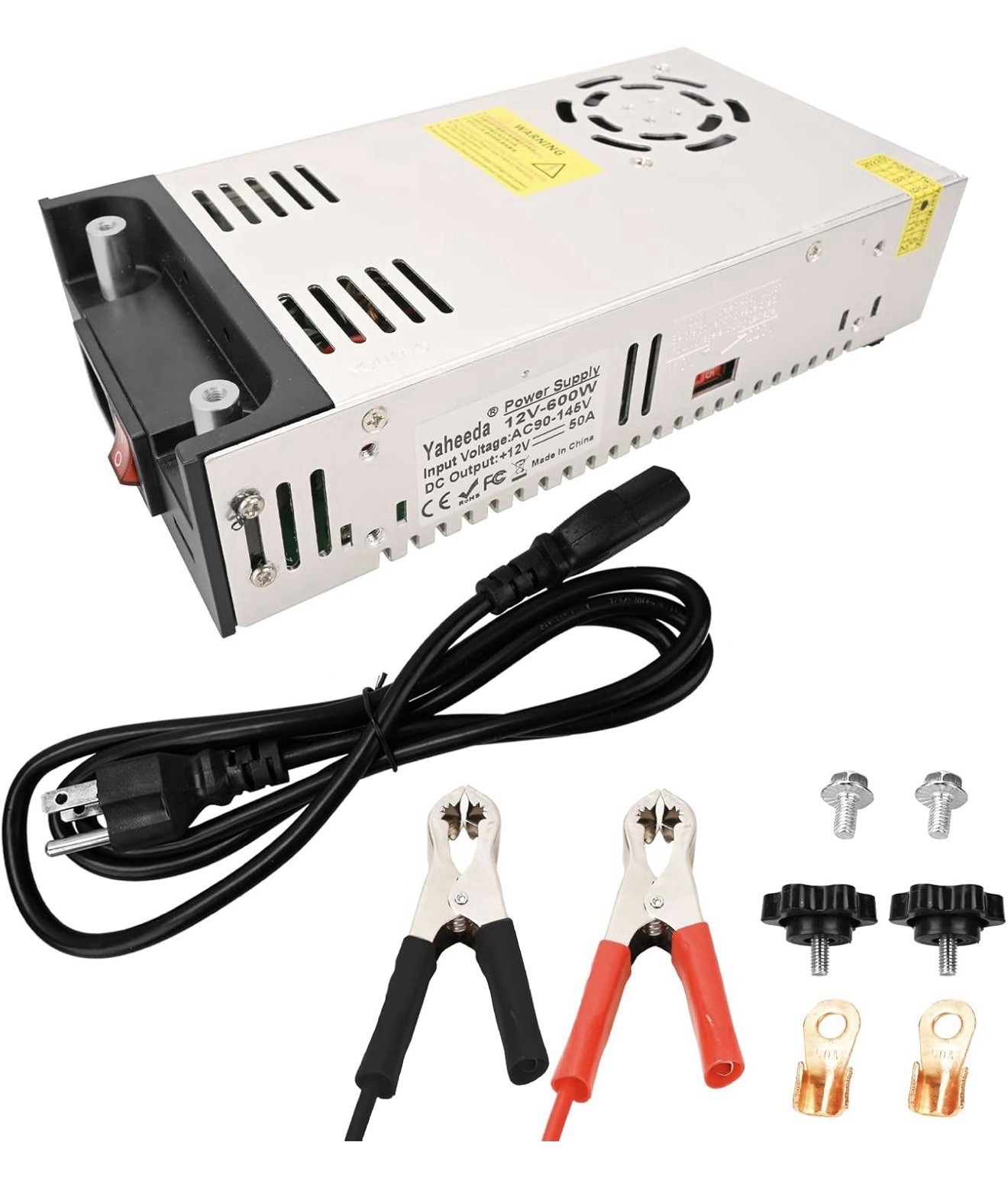New Version Converter 110V AC to 12V DC Converter Power Supply 12V 600W 50A DC