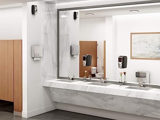 Rubbermaid Commercial AutoFoam Dispenser Touchless Office Restaurant Soap Holder