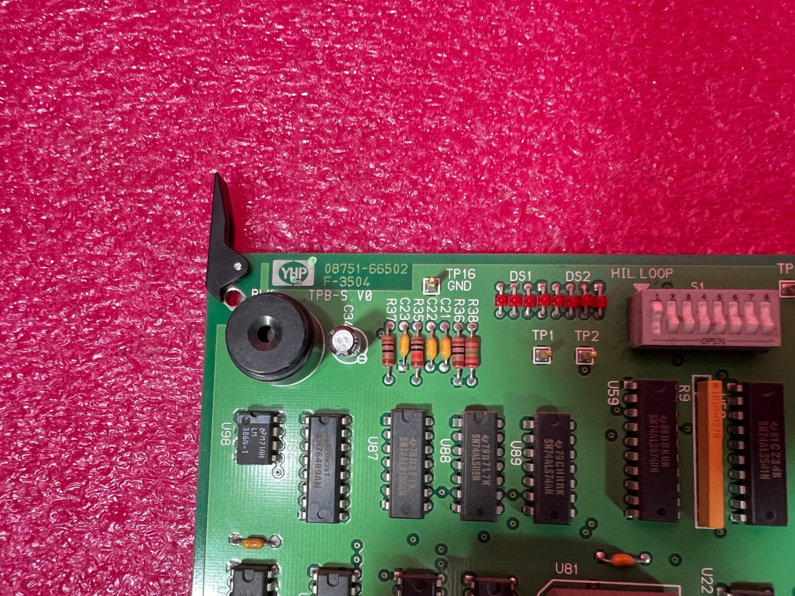 HP Agilent 8751A 5Hz to 500 MHz Network Analyzer Board 08751-66502 F-3504
