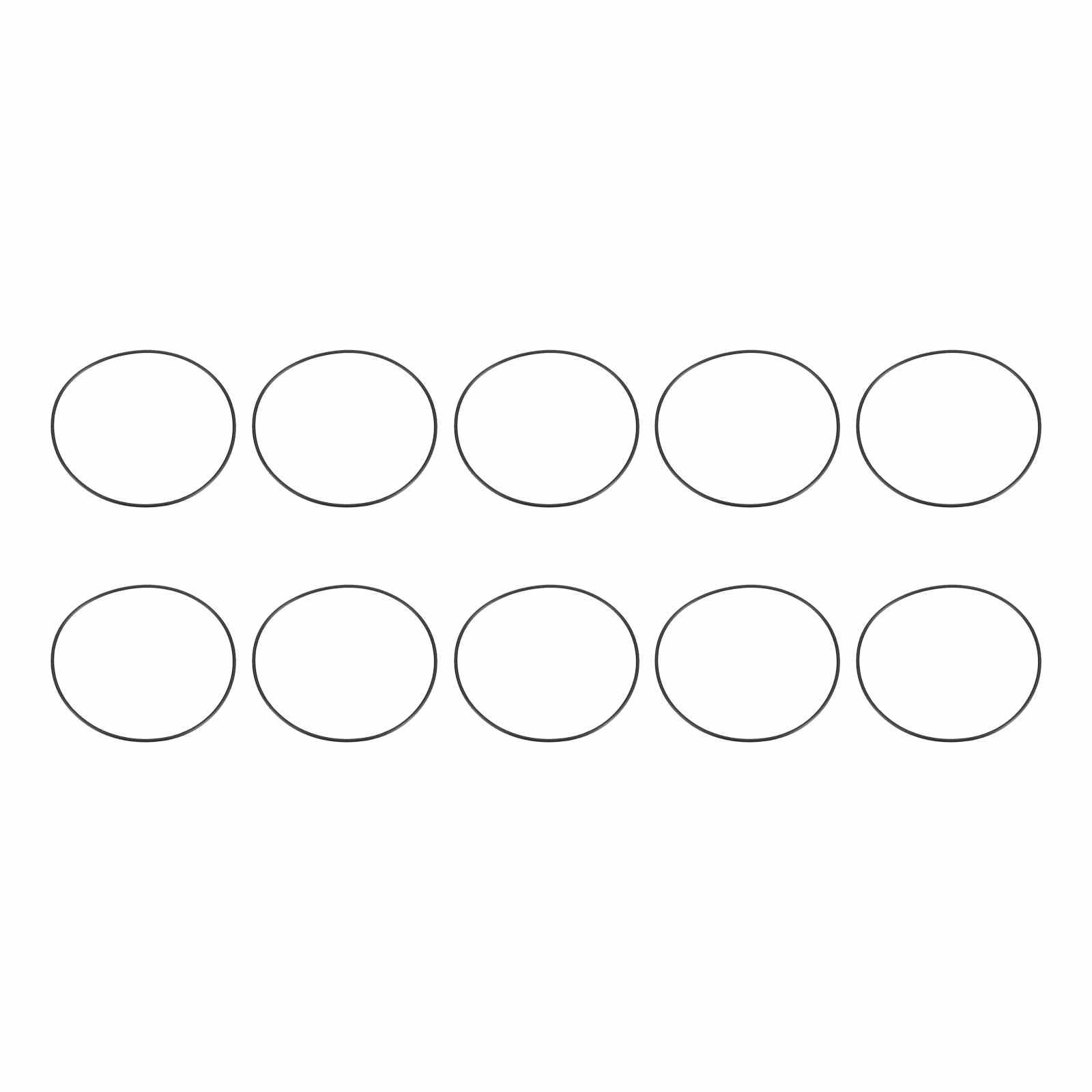 HARFINGTON 10pcs Nitrile Rubber O-Rings 100mm OD 96mm ID 2mm Width 100x96x2mm