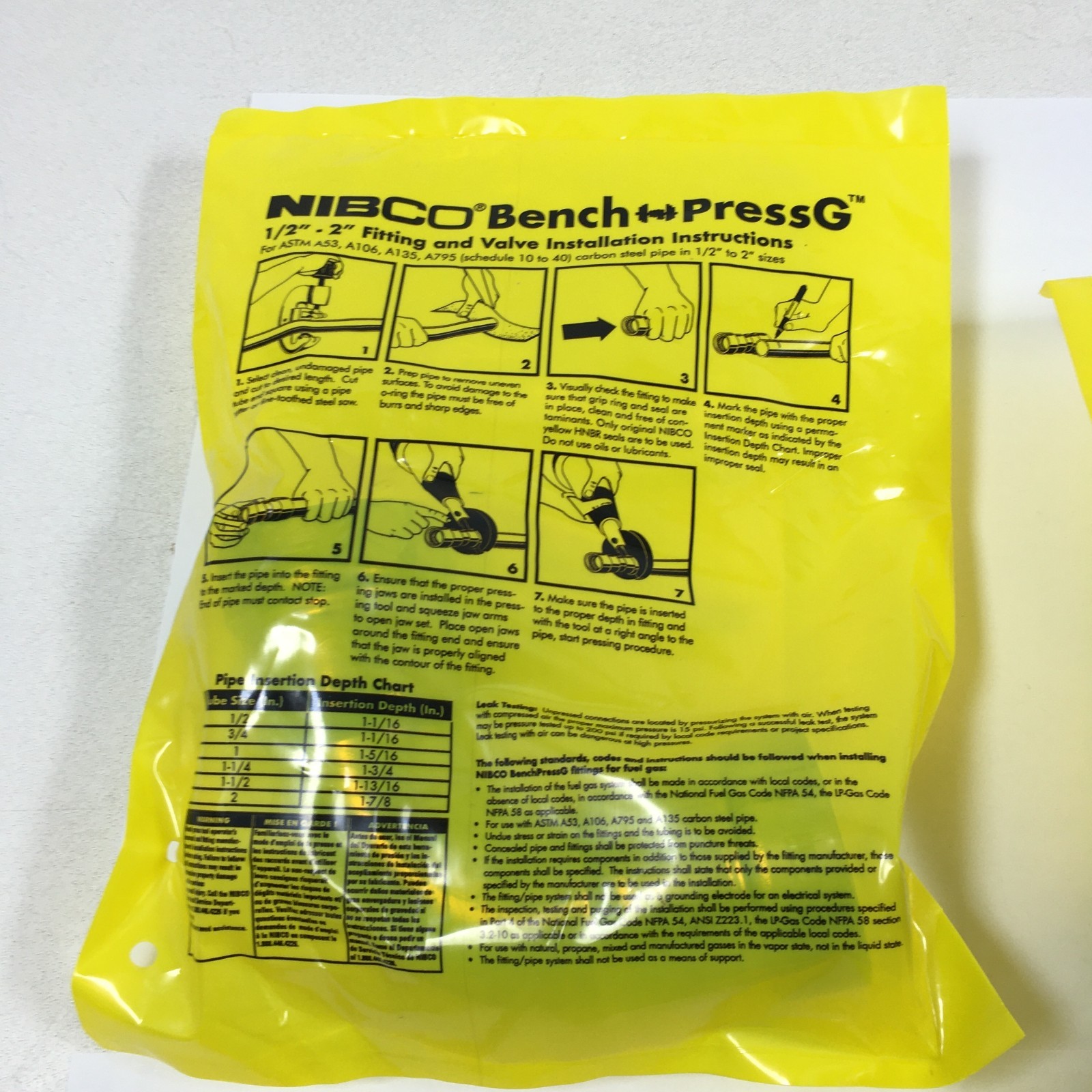 Lot of 3 NIBCO BenchPress 1-1/4″ x 1-1/4″ G PCH207 90° Elbow (2055950HPC)