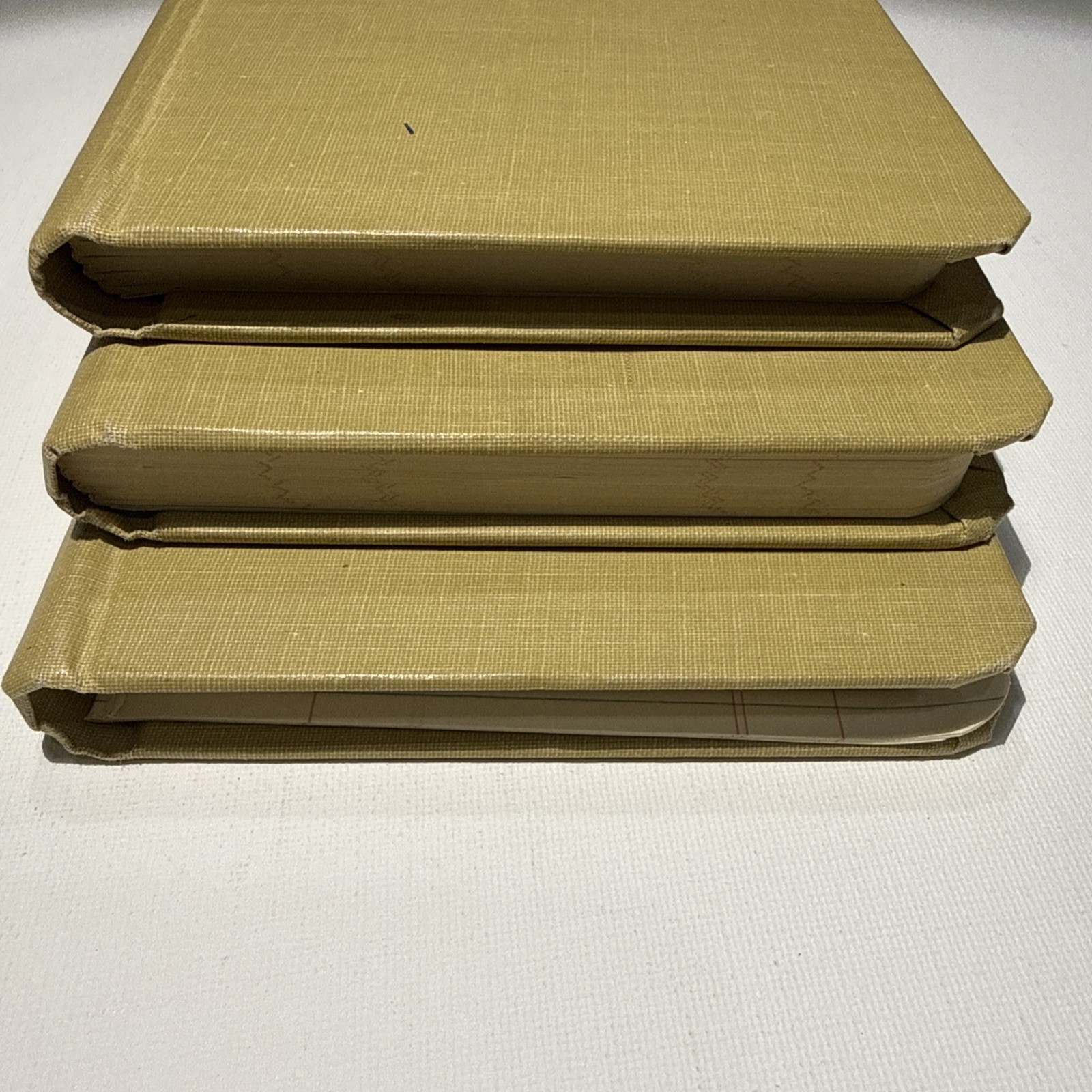 Vintage Boorum & Pease Memo Books No. 6558 Set Of 3 Notebook 7×4.5 Inch Tan