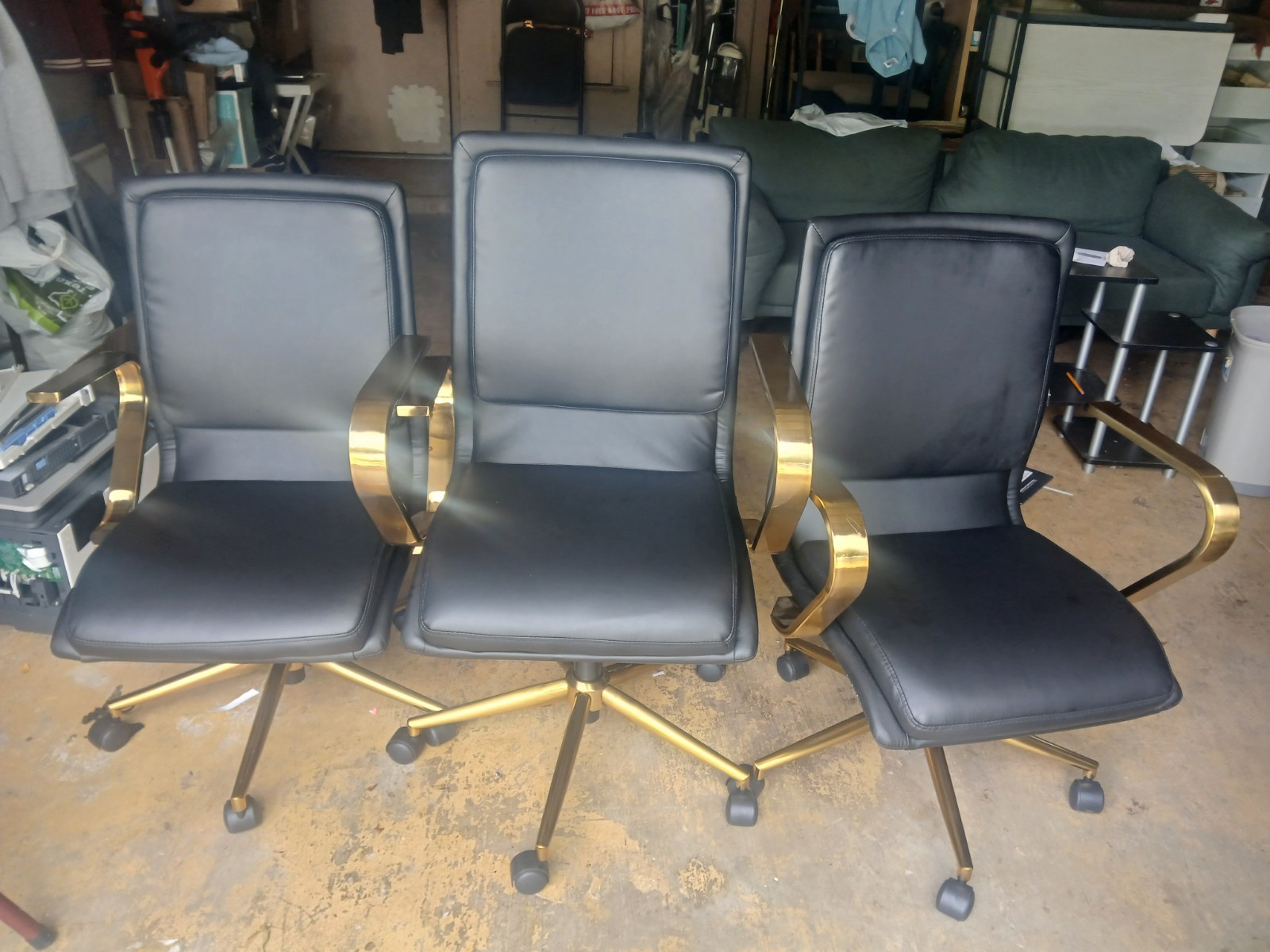 Flash Furniture James Mid-Back Designer Executive Office Chair – Black…