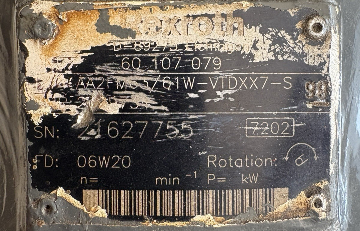REXROTH AA2FM63/61W-VTDXX7-S HYDRAULIC MOTOR