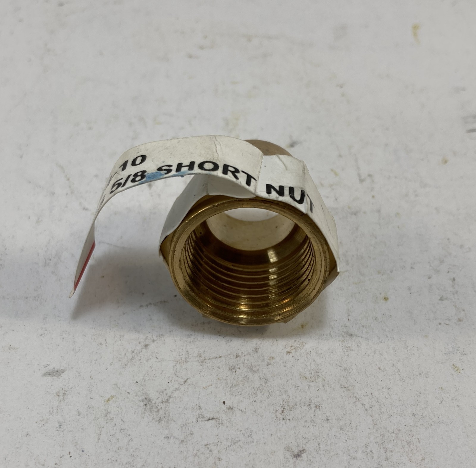 JMF 5/8″ Brass Short Flare Nut 54014-10 F441S