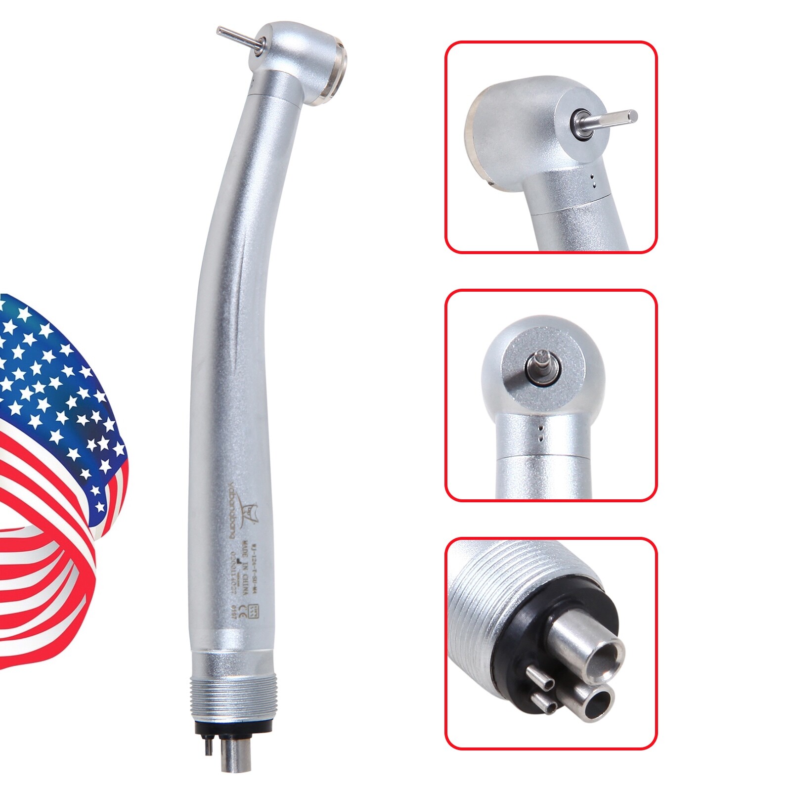 1-10 Pcs yabangbang NSK Style Dental High Speed Turbine Handpiece Push Button