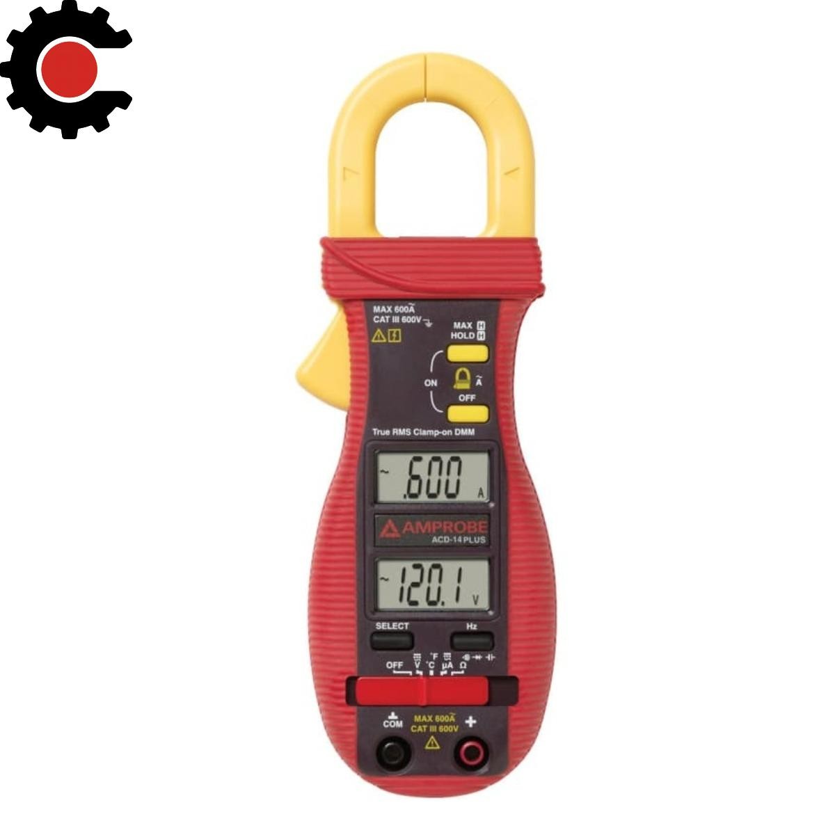Amprobe ACD-14 PLUS Dual Display Clamp Multimeter Temperature Measurement