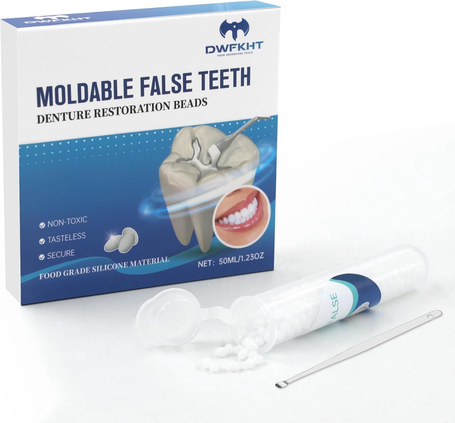 Moldable False Teeth Temporary Tooth Replacement Kit Fix Broken Missing Gap