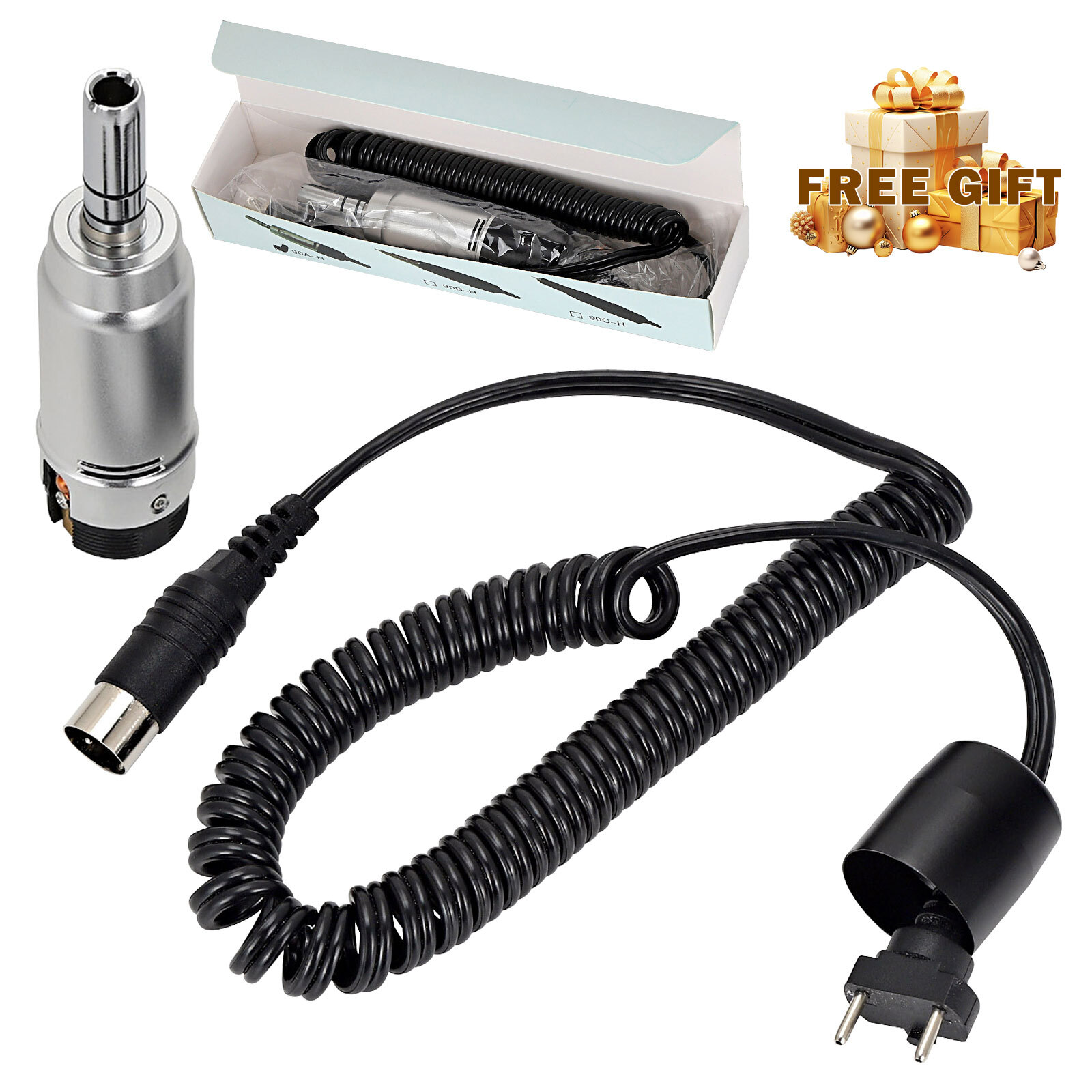 Dental Electric Micro Motor 35000RPM Polishing Handpiece E Type Connector