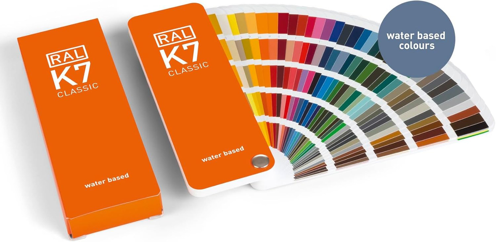 K7 Color Chart 216 Colors Glossy Fan 5 Languages Design Guide New