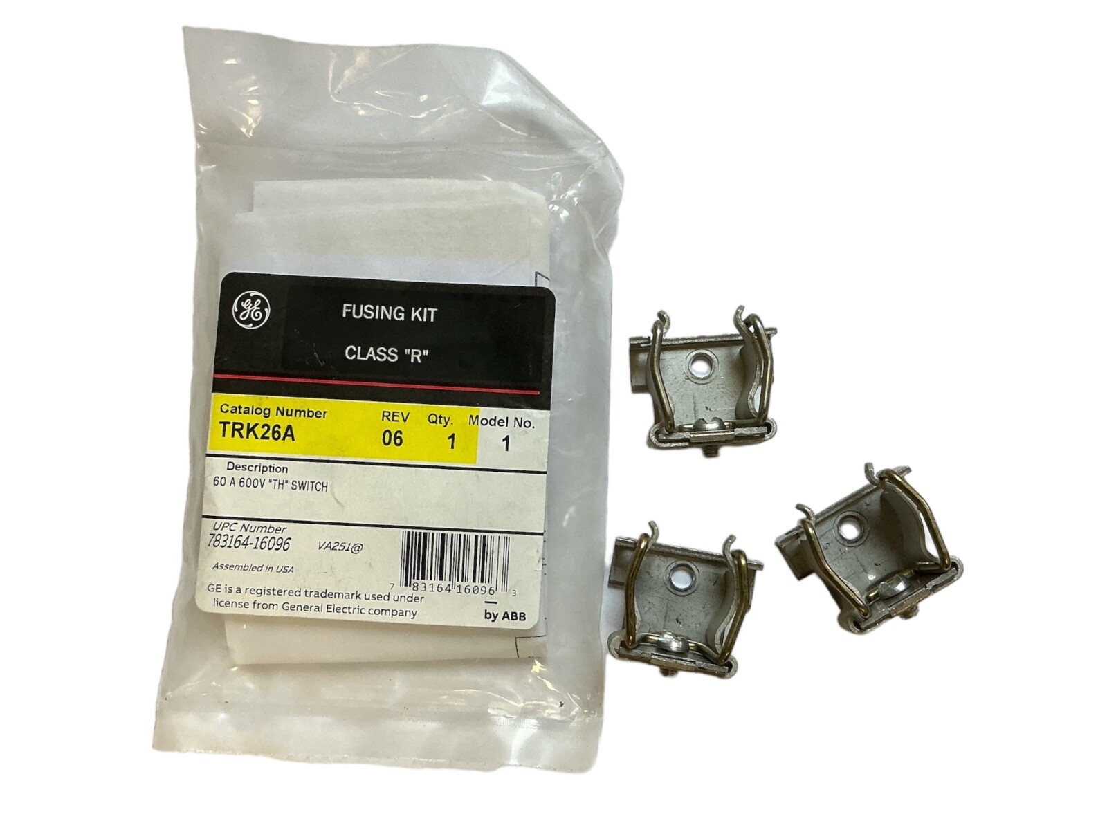 General Electric TRK26A Class R Fusing Kit THL-73 60A 600V