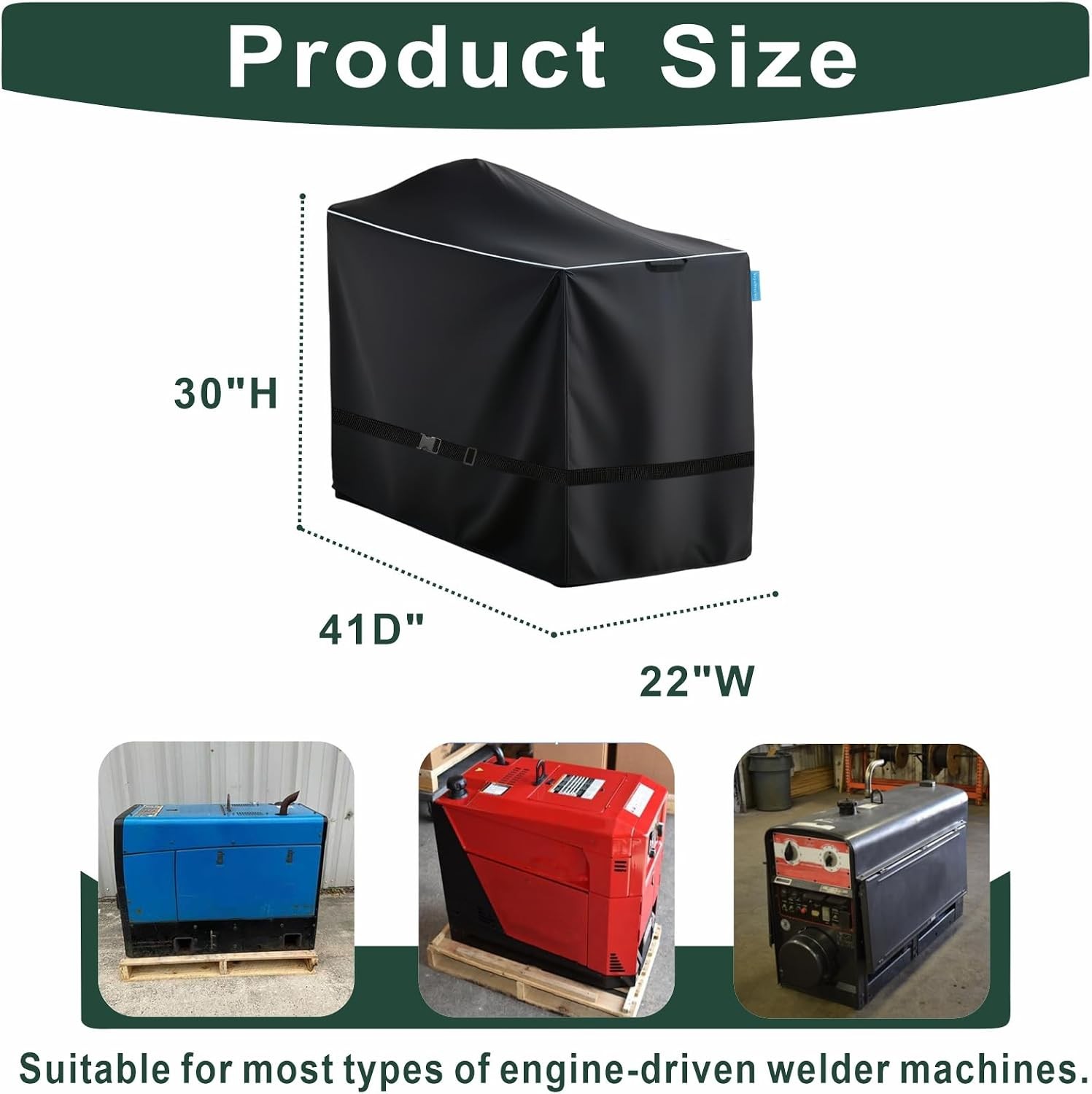 Engine Driven Welder Cover, Fits Bobcat 225/230/250/265/325, Fits Ranger 260/330