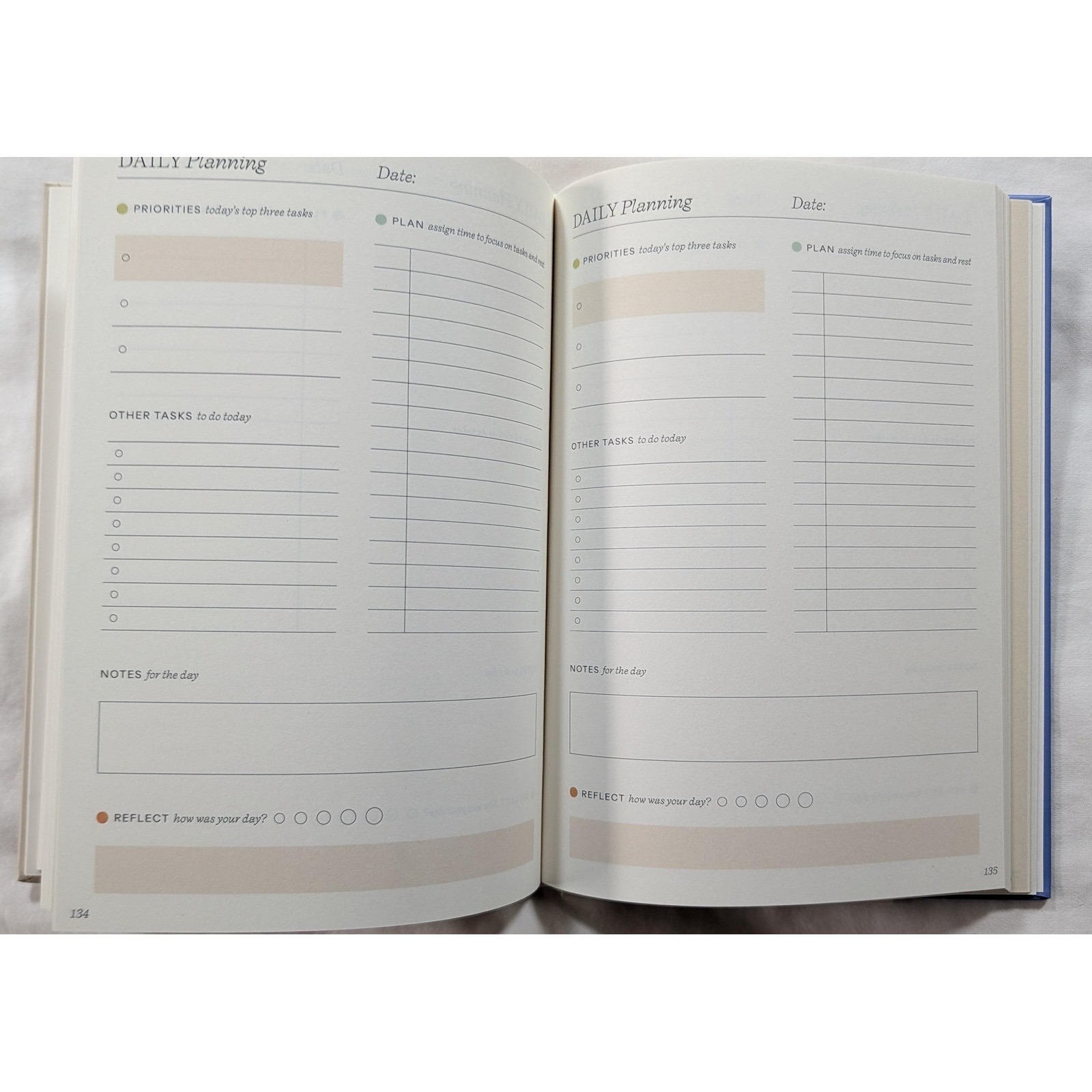 NEW Papier "Start Fresh Every Day" Productivity Planner – Hardcover