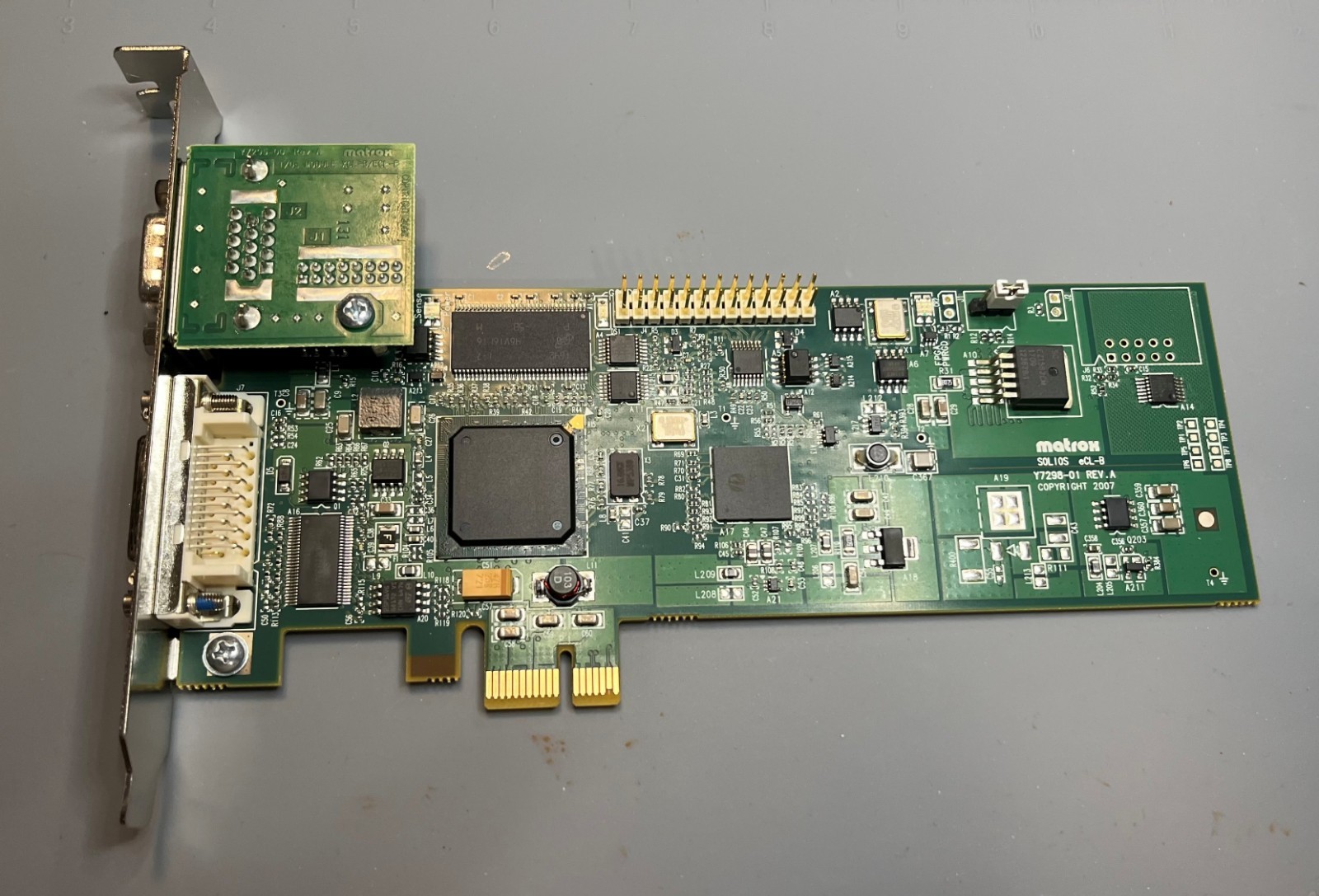 MATROX SOL6MCLBE SOLIOS ECL-B Y7298-01 Camera Link Capture card