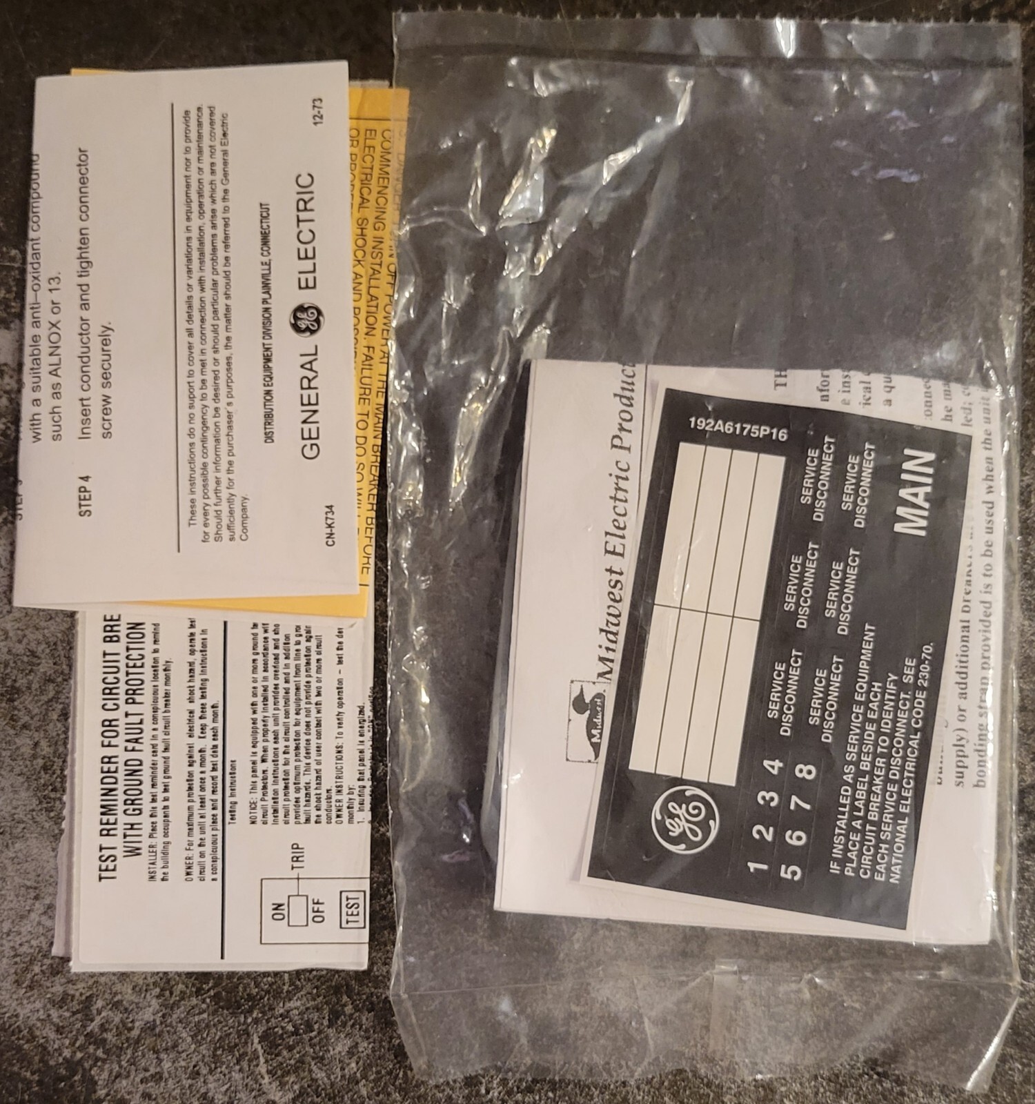 GE thql2150gft Midwest Electric UG412RMW250 50 Amp 240-Volt Spa Panel 120/240V