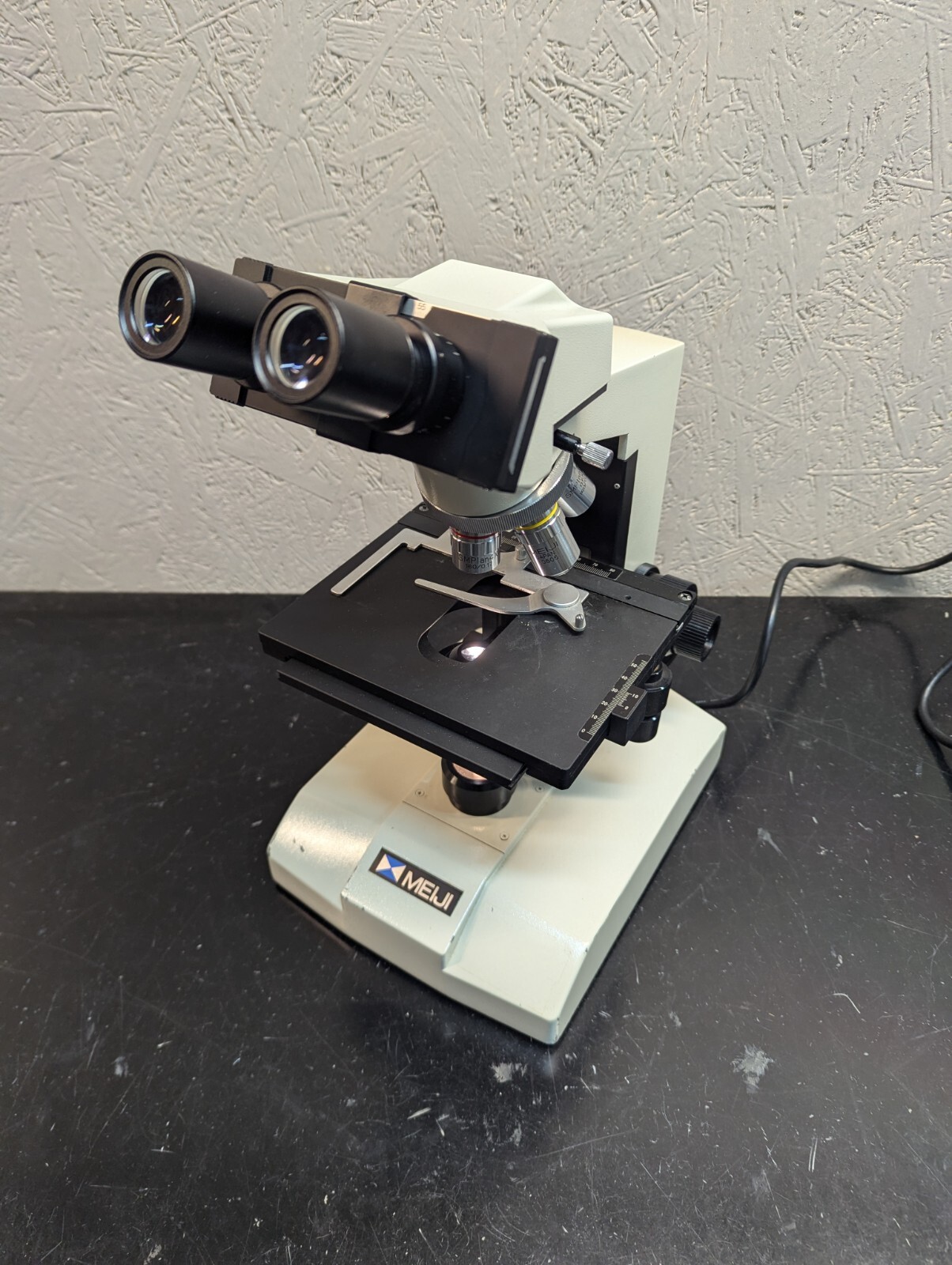 Meiji ML5000 Binocular Compound Microscope & Objectives SMPlan 4x 10x 40x 100x
