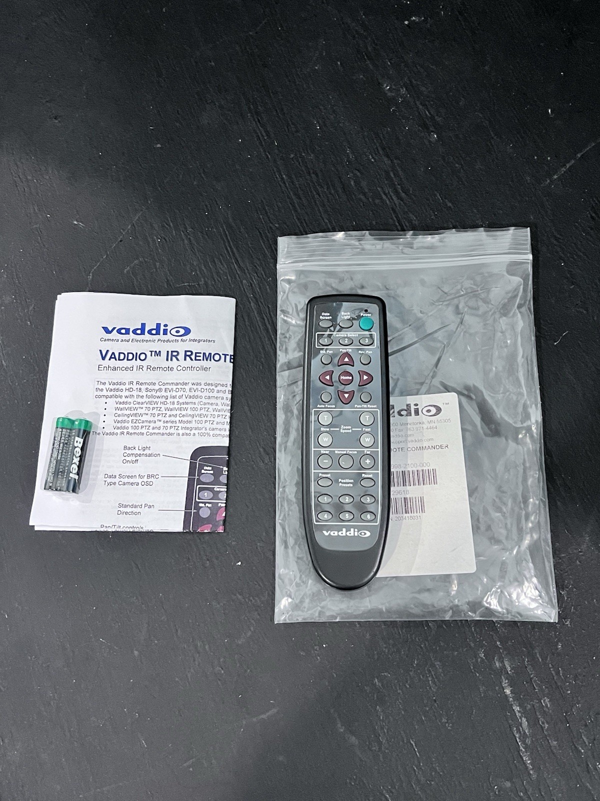 Vaddio Roboshot 20 UHD-W Ultra High Definition PTZ Camera W/ Bridge Assembly